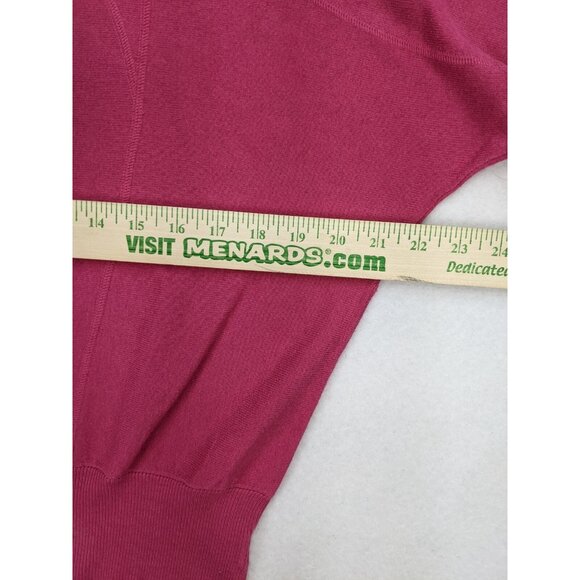 Spring & Mercer Women's Sweater Size L Pink Dolman 3/4 Sleeve - Picture 8 of 13